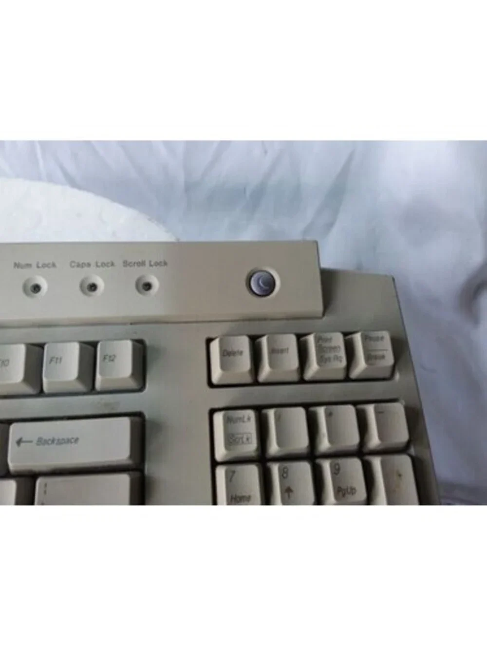 Sony VAIO PCVA-KB1P PS/2 Wired Keyboard Gray Vintage OEM Full Size